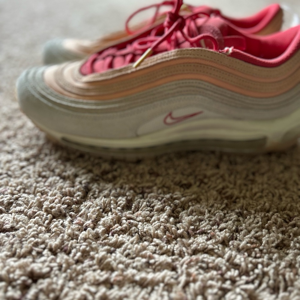 Nike Air Max 97 Red and Gray Sneakers